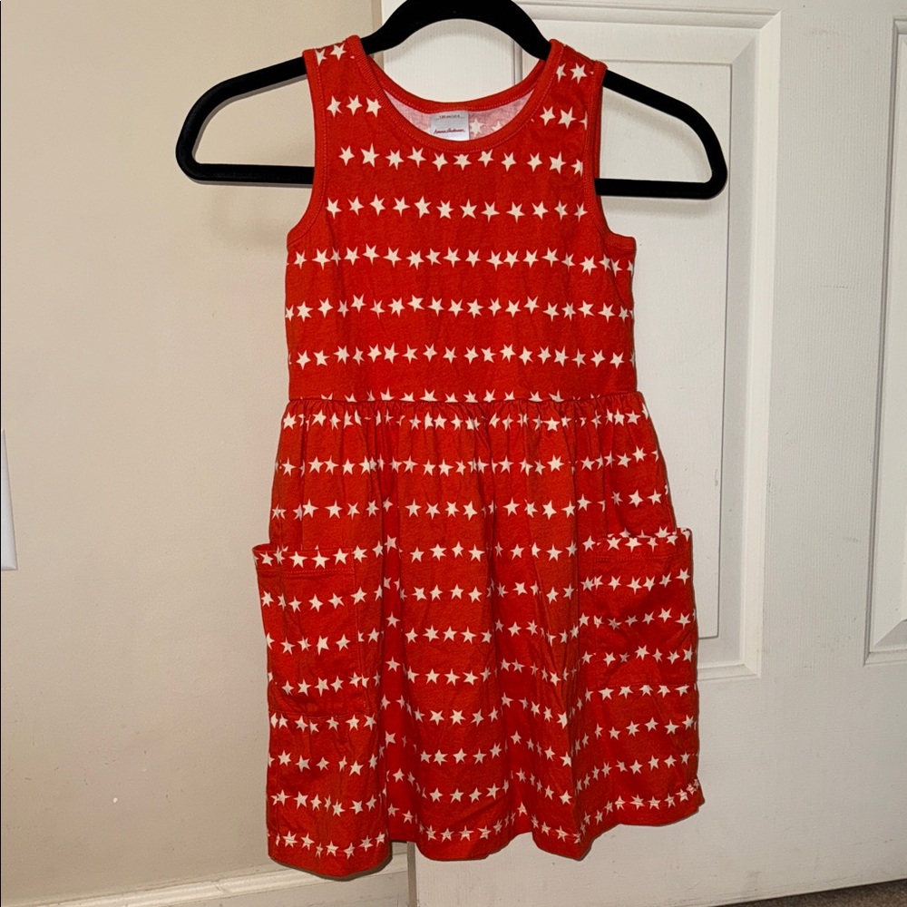Hanna Andersson Red Starry Kids Dress